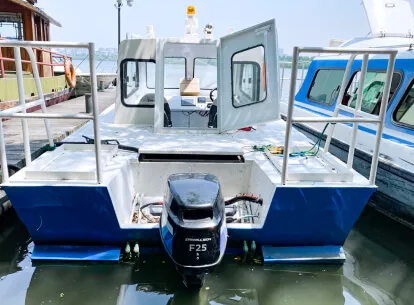 杭州西湖船外机电动巡逻艇船艇主要参数-逸动科技