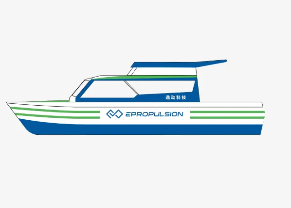 100kW电动试验船项目12.6米钢制电动船船艇主要参数-逸动科技