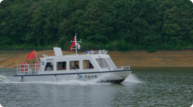 深圳罗田水库电动公务巡逻船