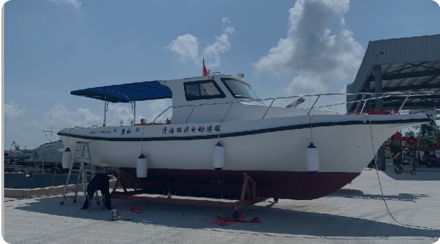 海南海口电动休闲渔船