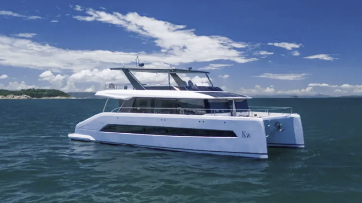 Revolution Marine X 逸动 Oceanwalker S60e 太阳能电动双体游艇项目概况-逸动科技